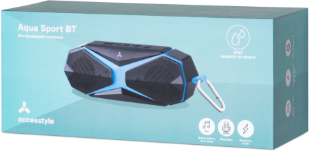 Беспроводная колонка Accesstyle Aqua Sport BT Black-Blue