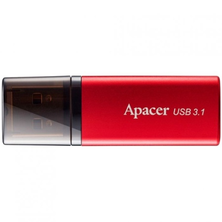 32GB Apacer AH25B USB Flash AP32GAH25BR-1 USB 3.1 Gen 1, Red/Black, Metal case, (916280) RTL