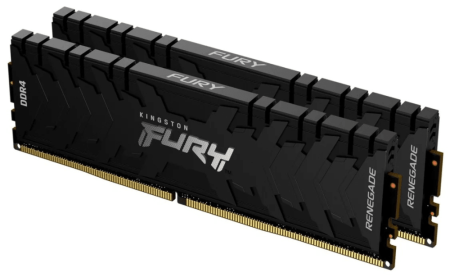 Память DDR4 2x8Gb 3600MHz Kingston KF436C16RBK2/16 Fury Renegade Black RTL Gaming PC4-28800 CL16 DIMM 288-pin 1.35В kit single rank с радиатором Ret