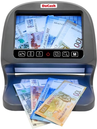 Детектор банкнот DoCash BIG D просмотровый мультивалюта