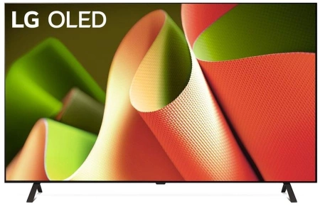 Телевизор OLED LG 77" OLED77B4RLA.ARUB темно-серый/серебристый 4K Ultra HD 120Hz DVB-T DVB-T2 DVB-C DVB-S2 USB WiFi Smart TV