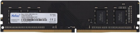 Память DDR4 8Gb 2666MHz Netac NTBSD4P26SP-08 Basic RTL PC4-21300 CL19 DIMM 288-pin 1.2В single rank Ret