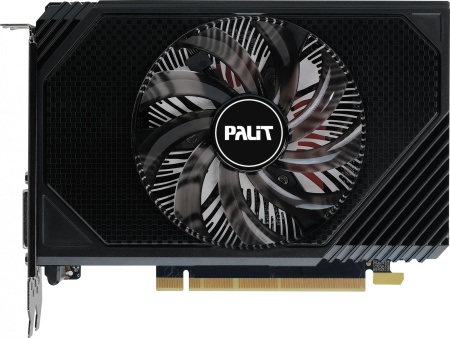 Видеокарта Palit PCI-E 4.0 RTX3050 STORMX NVIDIA GeForce RTX 3050 6Gb 96bit GDDR6 1042/14000 DVIx1 HDMIx1 DPx1 HDCP Ret