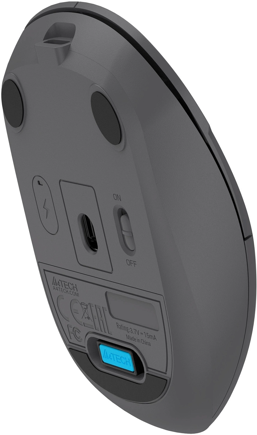 Мышь A4Tech Fstyler FG15C Air2 Grey серый оптическая (1200dpi) беспроводная USB Мышь A4Tech Fstyler FG15C Air2 Grey серый оптическая (1200dpi) беспроводная USB