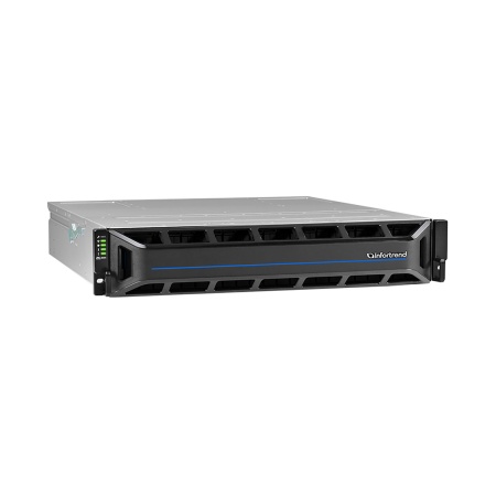 Система хранения данных EonStor GS 2000 Gen2 2U/24bay,dual redundant subsystem 2x12Gb/s SAS,8x1G iSCSI,+4 host boards,4x4GB,2x(PSU+FAN Module),2x(SuperCap+FlashModule),24xdrive trays,1xRackmount kit (GS 2024RCBF-D)