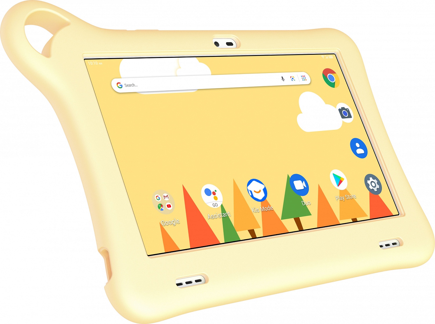 Планшет Alcatel Tkee Mini 2 9317G MT MT8167D (1.3) 4C RAM1Gb ROM32Gb 7" TN 1024x600 Android 10.0 Go мятный/светло-желтый 2Mpix 2Mpix BT WiFi Touch microSD 128Gb minUSB 2580mAh до 400hrs