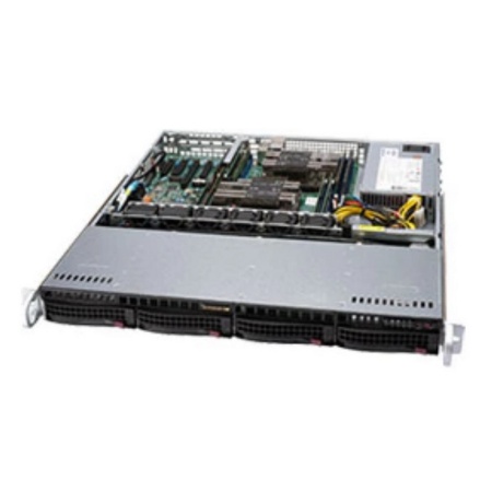 Корпус SuperMicro CSE-813MF2TQC-505CB , Black 4xHotSwap SAS/SATA, ATX 500W 1U RM