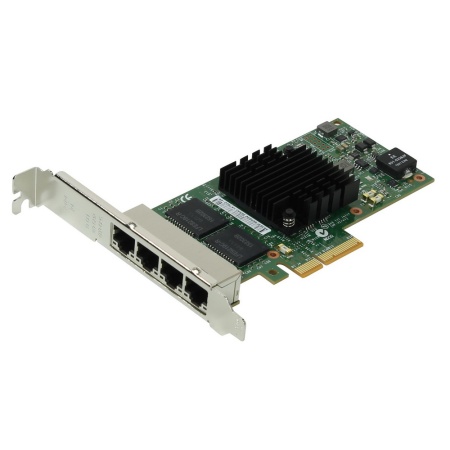 Сетевой адаптер Intel Ethernet Server Adapter I350-T4 (Ver.2) 1Gb Quad Port RJ-45 (bulk), 1 year