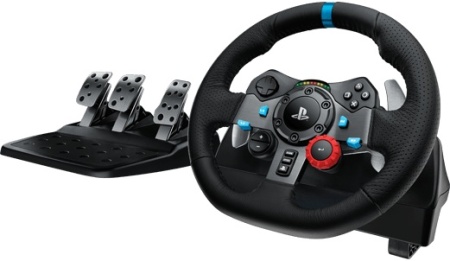 Руль Logitech G29 Driving Force Racing 14кноп. (с педалями) черный