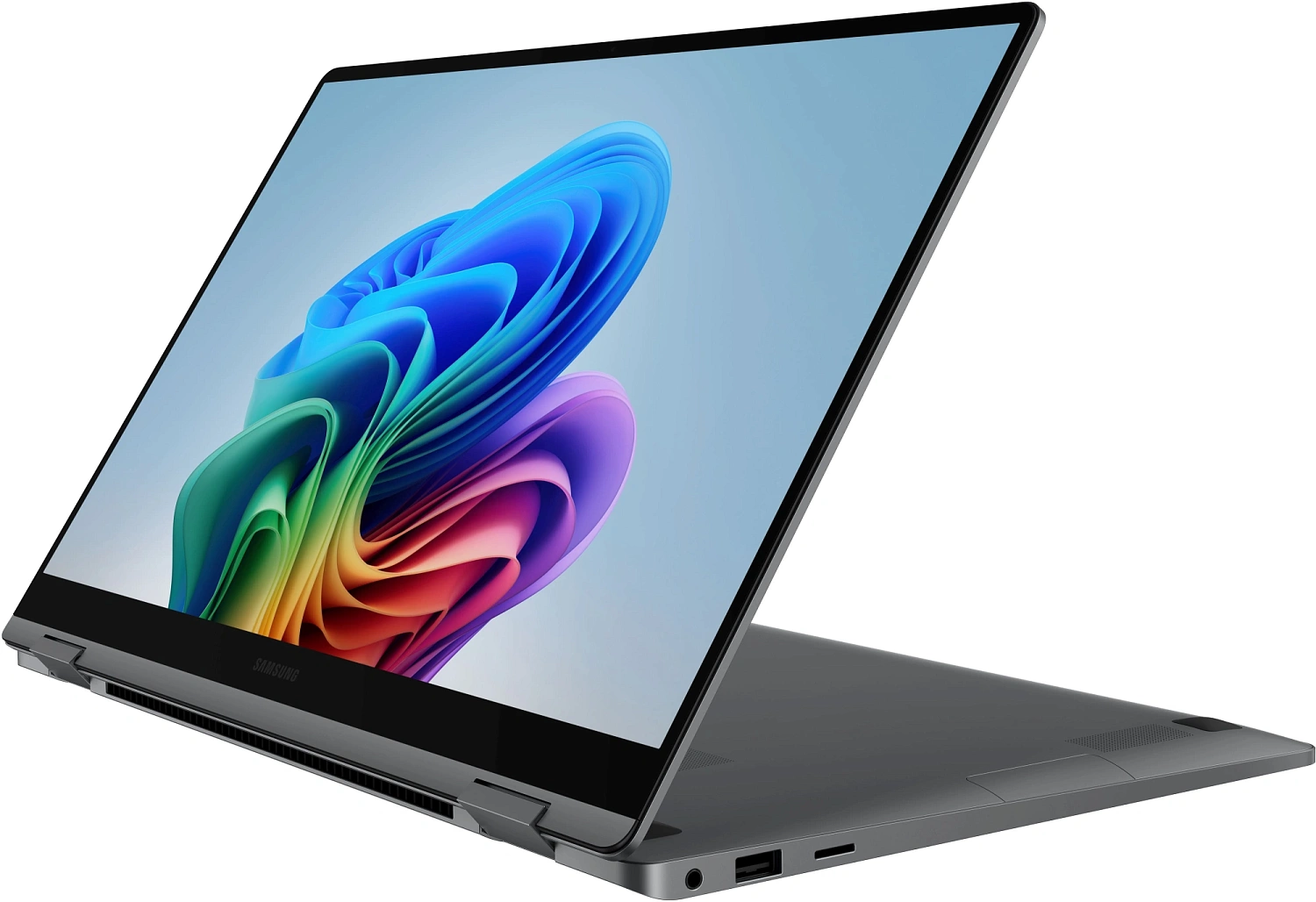 Ноутбук Samsung Galaxy Book 5 360 NP750 Core Ultra 5 226V 16Gb SSD512Gb Intel Arc 130V 15.6" AMOLED Touch FHD (1920x1080) Windows 11 Home grey WiFi BT Cam (NP750QHA-LG1IN)