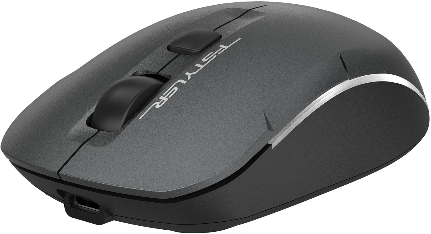 Мышь A4Tech Fstyler FB26CS Air2 серый/черный оптическая (2000dpi) silent беспроводная BT/Radio USB для ноутбука (4but) Мышь A4Tech Fstyler FB26CS Air2 серый/черный оптическая (2000dpi) silent беспроводная BT/Radio USB для ноутбука (4but)
