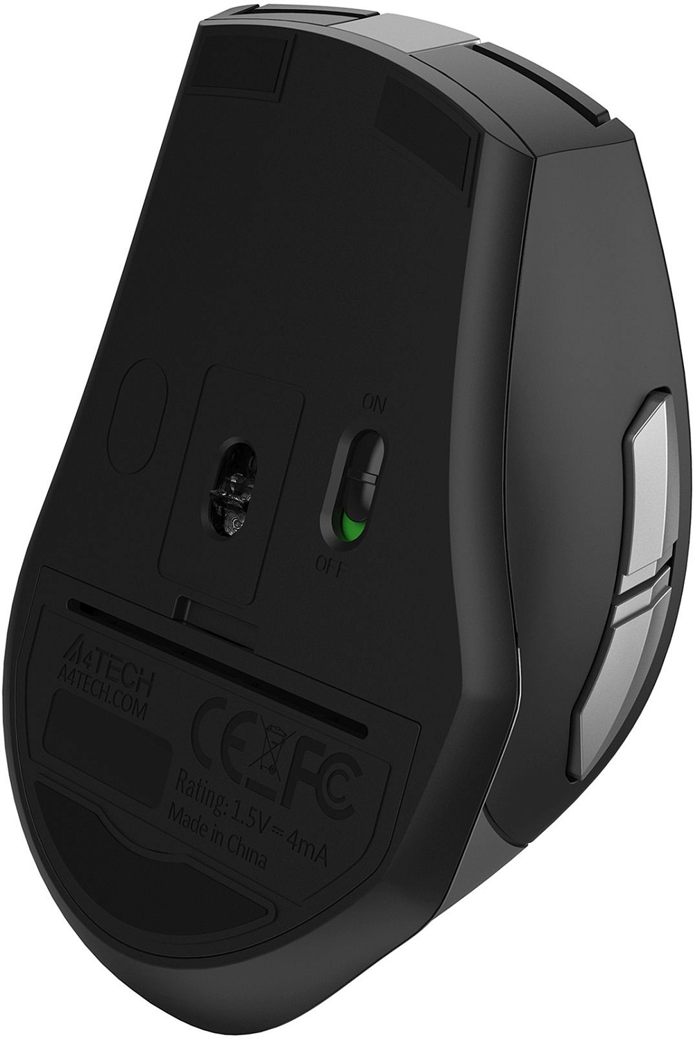 Мышь A4Tech Fstyler FG35S серый/черный оптическая (2000dpi) silent беспроводная USB (5but) Мышь A4Tech Fstyler FG35S серый/черный оптическая (2000dpi) silent беспроводная USB (5but)