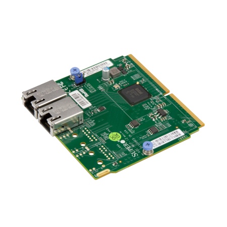 AOC-MGP-I2M-O Super I/O Module (SIOM) Form Factor, 2x1GbE 1000Base-T (Intel® i350), OEM w/o I/O shield (240173)