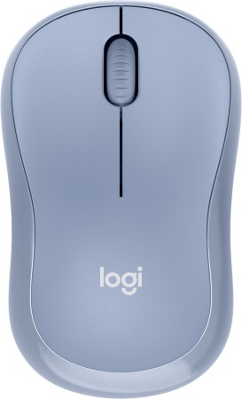 Мышь Logitech Silent M221 голубой/серый оптическая (1000dpi) беспроводная USB (2but)