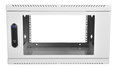 Шкаф телекоммуникационный настенный 9U, 600x500мм, В=500мм, дверь стекло