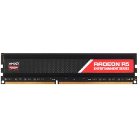 4GB AMD Radeon™ DDR3 1600 DIMM R5 Entertainment Series Black Gaming Memory R5S34G1609U1S Non-ECC, R5S34G1609U1S CL9, 1.5V, Heat Shield, RTL