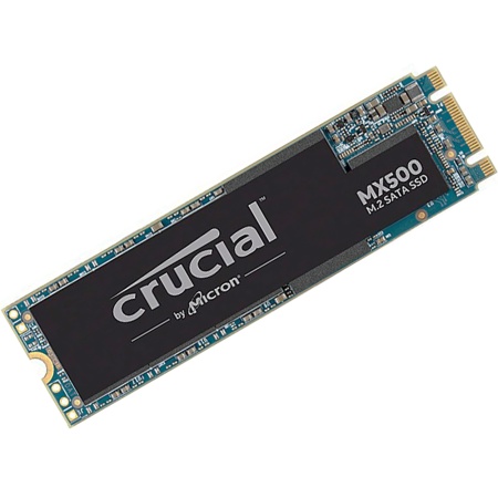 M.2 2280 1TB Crucial MX500 Client SSD CT1000MX500SSD4N SATA 6Gb/s, 560/510, IOPS 95/90K, MTBF 1.8M, CT1000MX500SSD4N 3D TLC, 360TBW, RTL (785121)