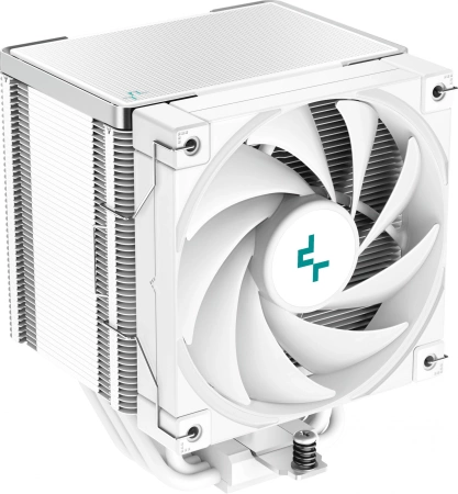 Кулер для процессора DEEPCOOL AK500 WH LGA20XX/1700/1200/115X/AM5/AM4 (9шт/кор, TDP 240W, PWM, Fan 120mm, 5 тепл. Трубок, Copper Base, белый) RET