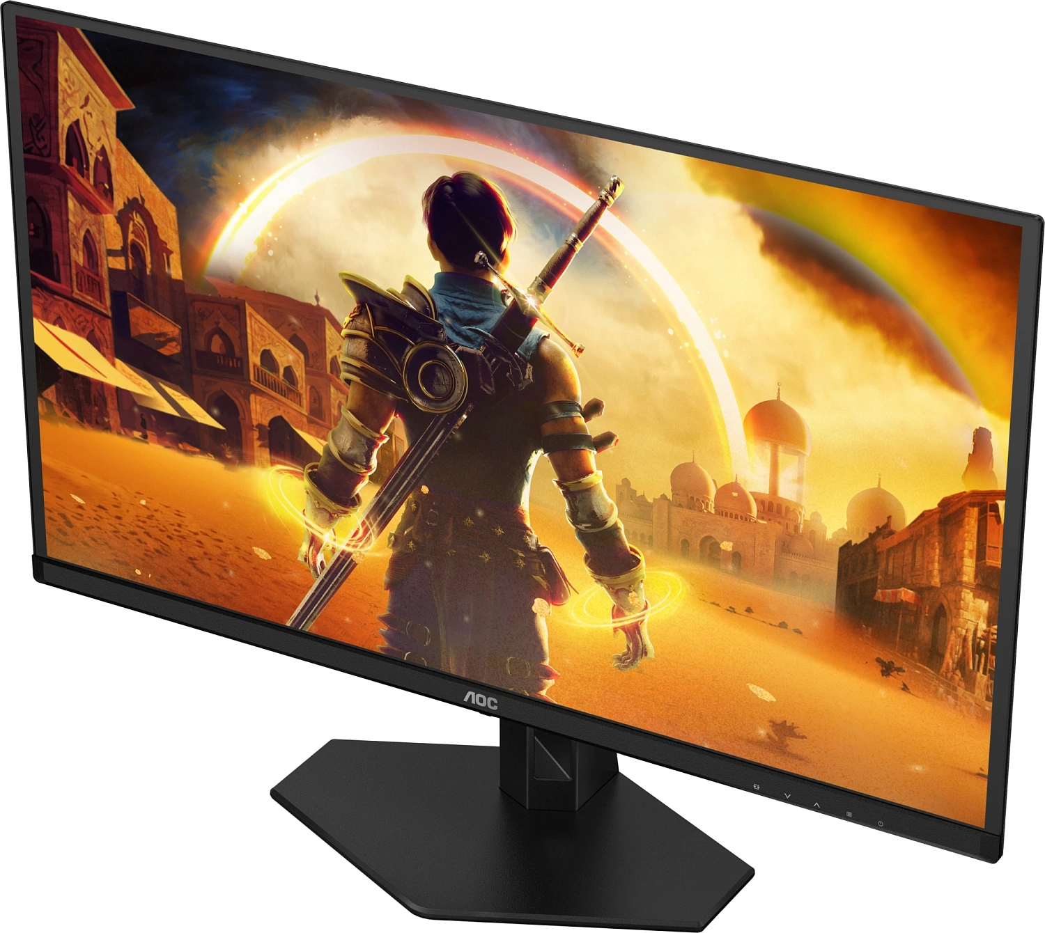 Монитор AOC 27" Q27G40ZDF черный QD OLED LED 0.5ms 16:9 HDMI матовая Piv 1000:1 200cd 178гр/178гр 2560x1440 240Hz DP 2K 4.06кг
