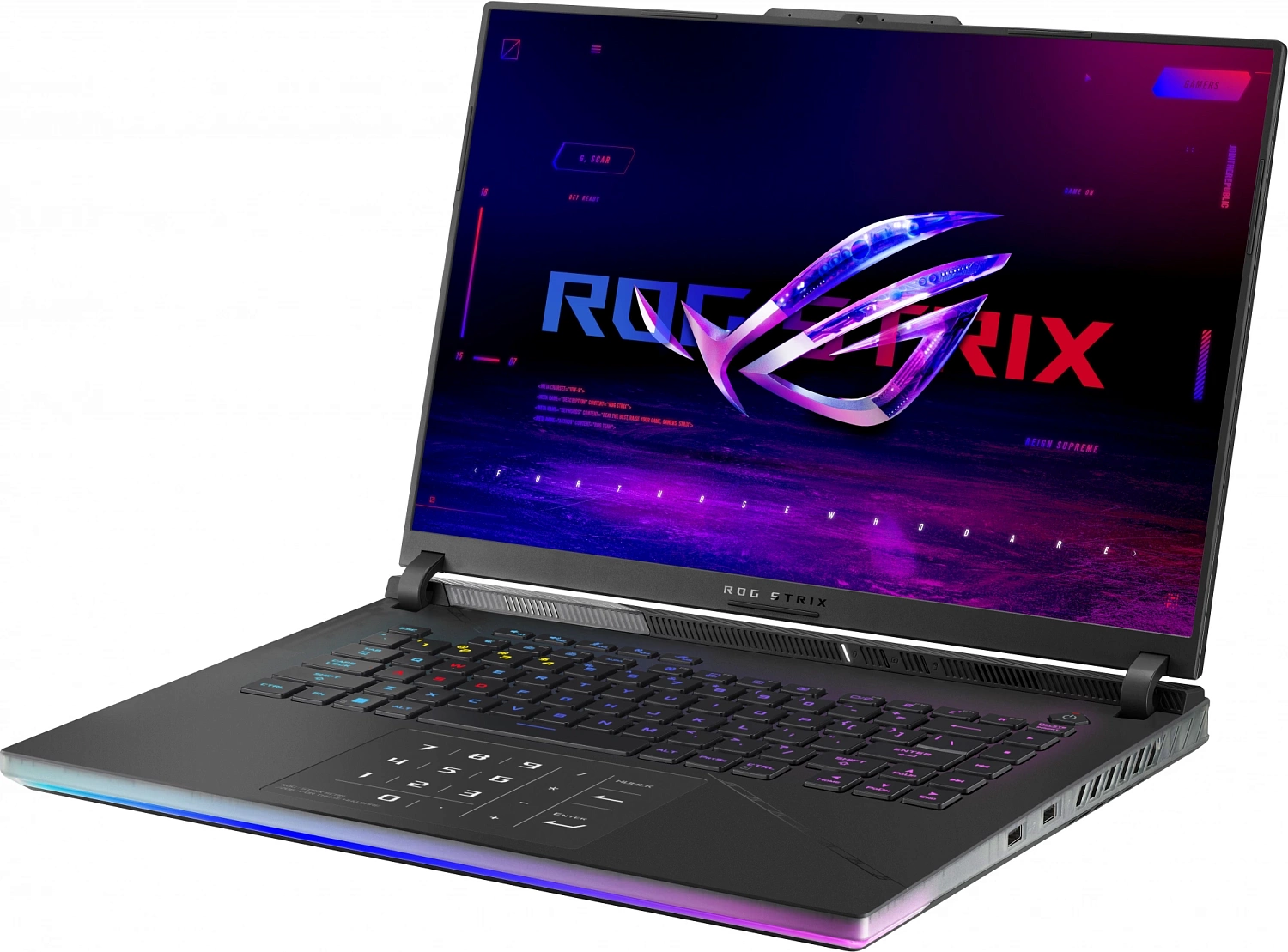 Ноутбук Asus ROG Strix G634JZR-RA100W Core i9 14900HX 32Gb SSD1Tb NVIDIA GeForce RTX4080 12Gb 16" IPS WQXGA (2560x1600) noOS black WiFi BT Cam (90NR0IC2-M004C0)