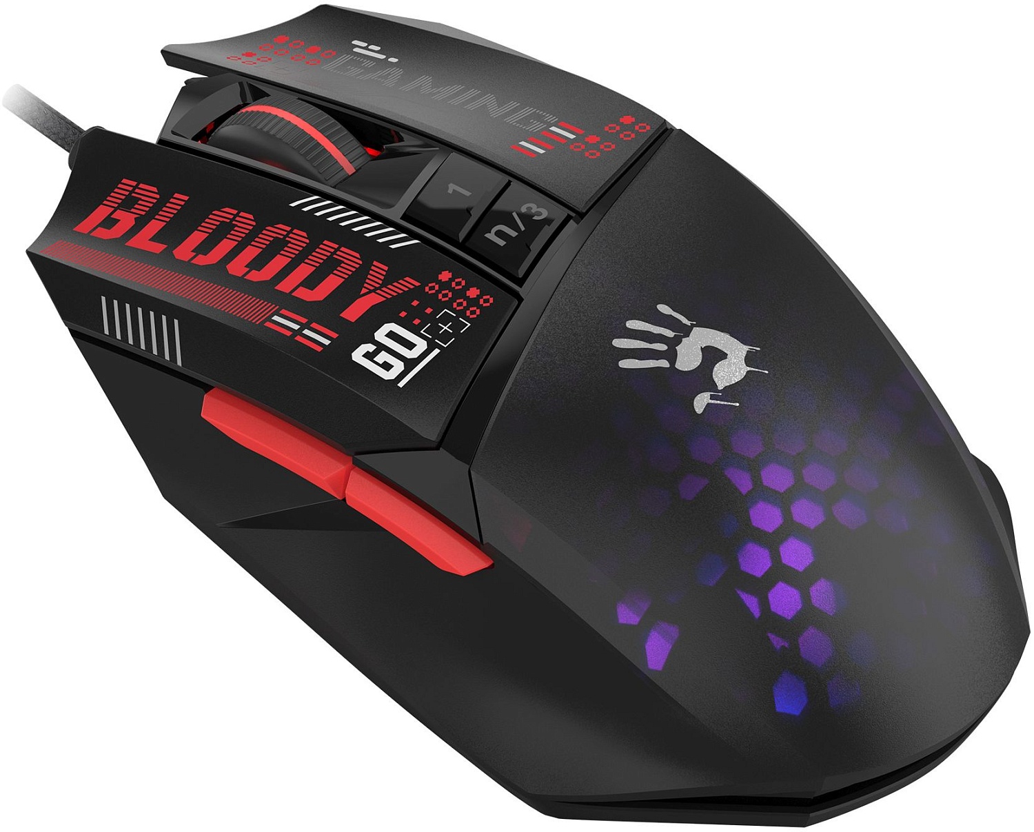 Мышь A4Tech Bloody W60 Max Mini черный оптическая (12000dpi) USB (9but) Мышь A4Tech Bloody W60 Max Mini черный оптическая (12000dpi) USB (9but)