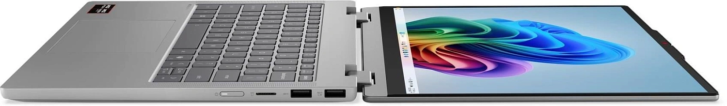 Ноутбук Lenovo IdeaPad 5 2-in-1 14AHP11 Ryzen 5 230 16Gb SSD512Gb AMD Radeon 760M 14" OLED Touch WUXGA (1920x1200) без ОС grey WiFi BT Cam (83UJ0016PS)