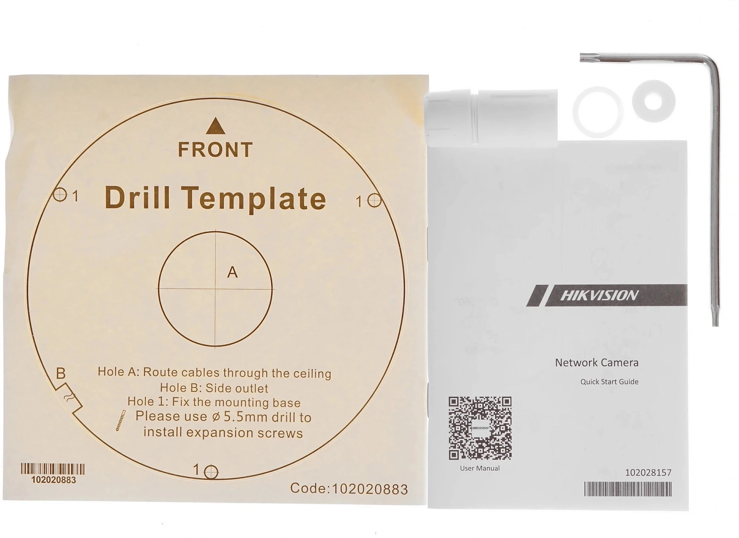 Камера видеонаблюдения IP Hikvision DS-2CD2H83G2-IZS 2.8-12мм цветная корп.:белый