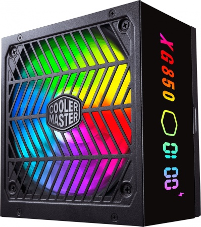 Блок питания Cooler Master ATX 850W XG850 PLATINUM Plus 80+ platinum (20+4pin) APFC 135mm fan color LED 12xSATA Cab Manag RTL