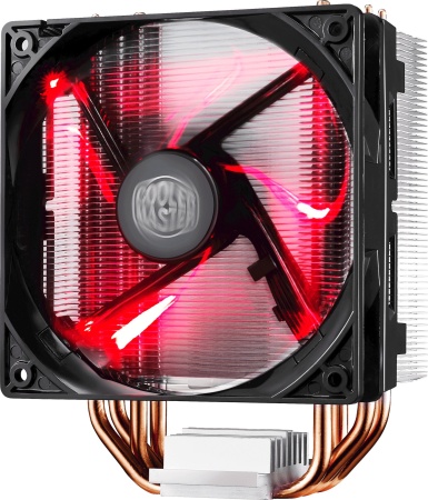 Устройство охлаждения(кулер) Cooler Master Hyper 212 LED Soc-AM4/1151/1200/2066 черный 4-pin 9-31dB Al+Cu 130W 634gr Ret (RR-212L-16PR-R1)