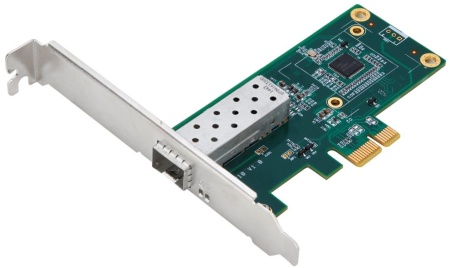 DGE-560SX/D1A Сетевой PCI Express адаптер с 1 портом 1000Base-X SFP (низкопрофильное крепление в комплекте)