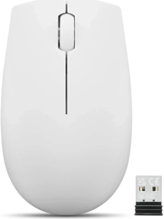 Мышь Lenovo 300 Wireless Compact светло-серый оптическая 1000dpi беспров. (GY51L15677) Мышь Lenovo 300 Wireless Compact светло-серый оптическая 1000dpi беспров. (GY51L15677)
