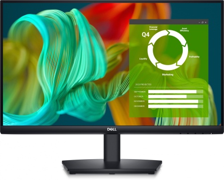 Монитор Dell 23.8" E2424HS черный VA LED 5ms 16:9 HDMI матовая HAS Piv 250cd 178гр/178гр 1920x1080 60Hz VGA DP FHD 4.53кг