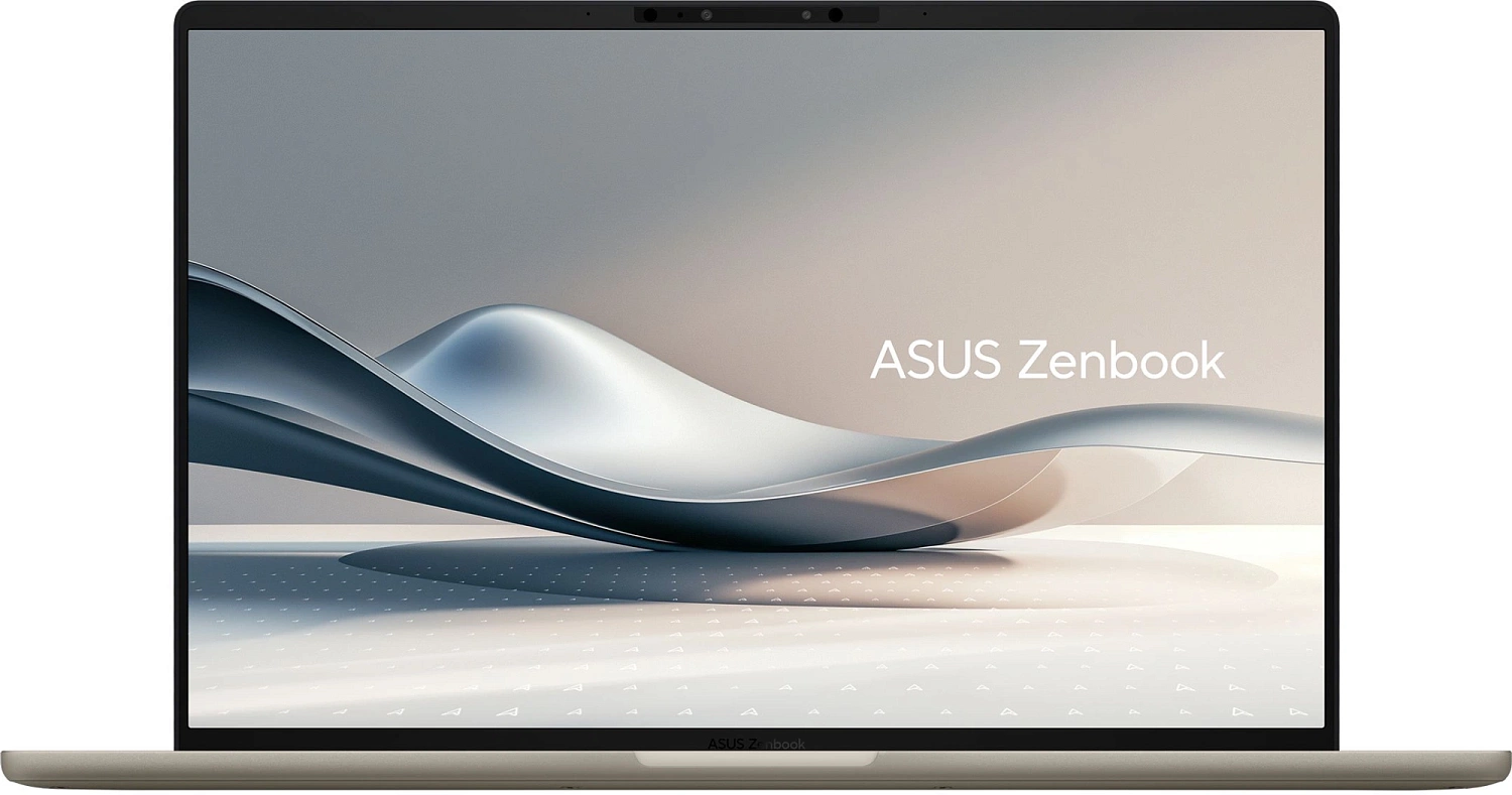Ноутбук Asus Zenbook A14 UX3407QA-QD556W Snapdragon X X1-26-100 16Gb SSD512Gb Qualcomm Adreno 14" OLED WUXGA (1920x1200) Windows 11 Home beige WiFi BT Cam (90NB1501-M012H0)