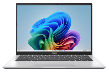 Ноутбук Asus VivoBook M1407KA-LY028 Ryzen AI 5 340 16Gb SSD512Gb AMD Radeon 14" IPS WUXGA (1920x1200) без ОС silver WiFi BT Cam (90NB15H3-M000X0)