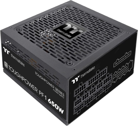 Блок питания Thermaltake ATX 650W Toughpower PF1 80+ platinum (20+4pin) APFC 140mm fan color LED 9xSATA Cab Manag RTL