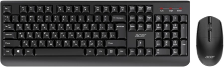 Клавиатура + мышь Acer OCC401 клав:черный мышь:черный USB беспроводная (ZL.ACCCC.016)