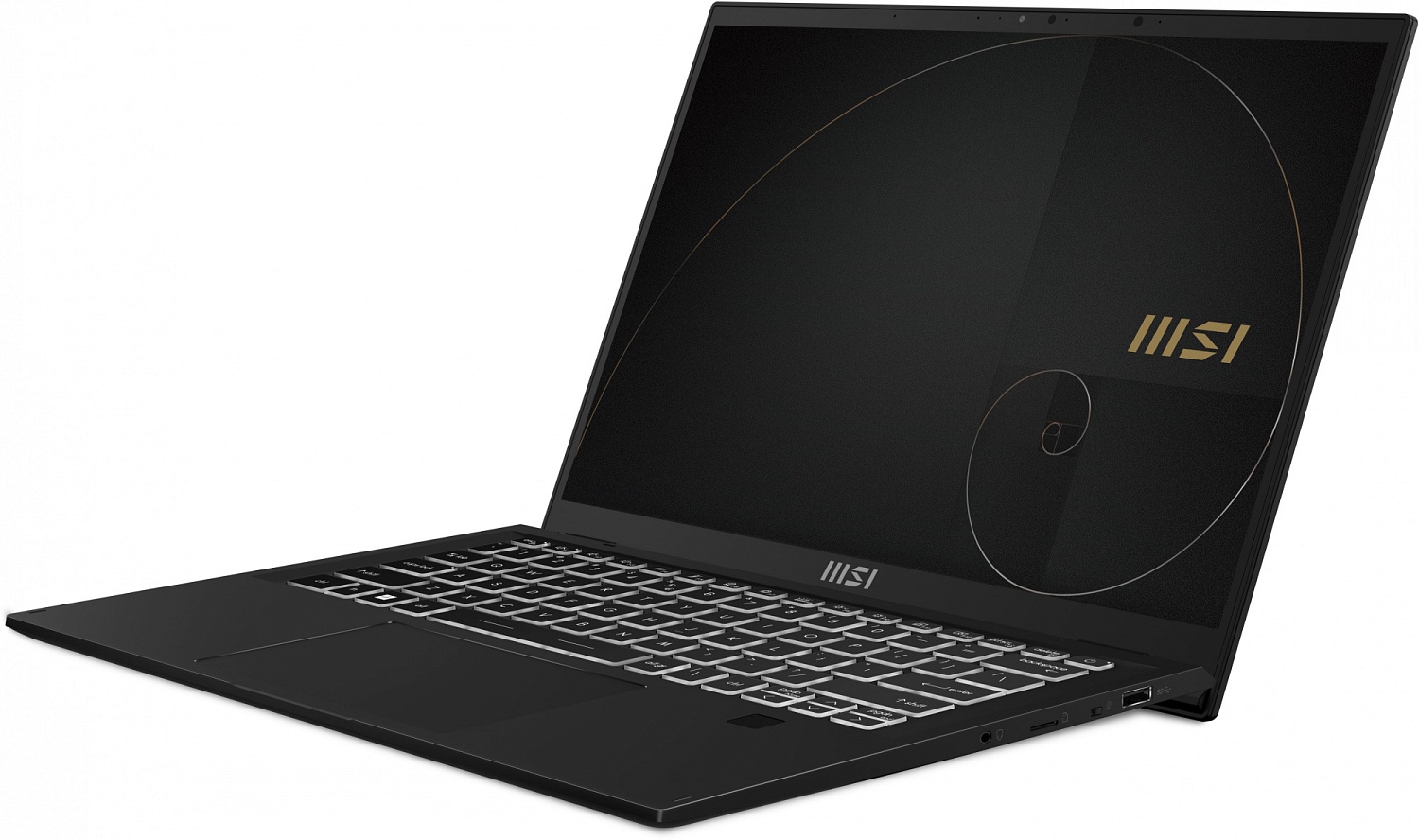 Ноутбук MSI Summit E14 Evo A12M-066RU Core i5 1240P 16Gb SSD512Gb Intel Iris Xe graphics 14" IPS FHD+ (1920x1200) Windows 11 Home black WiFi BT Cam (9S7-14F121-066)