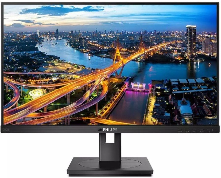 Монитор 23,8" Philips 242B1 1920x1080 75Гц IPS LED 16:9 4ms D-Sub DVI HDMI DP USB-B 4*USB3.0 50M:1 1000:1 178/178 250cd HAS Pivot Tilt Swivel Speakers Black