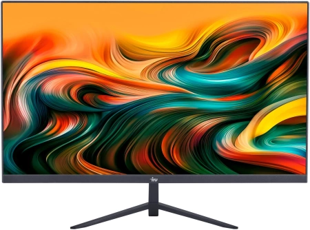 Монитор IRU 23.8" Малахит 24F01B черный IPS LED 5ms 16:9 HDMI матовая 250cd 178гр/178гр 1920x1080 75Hz VGA DP FHD 3.1кг (RUS)