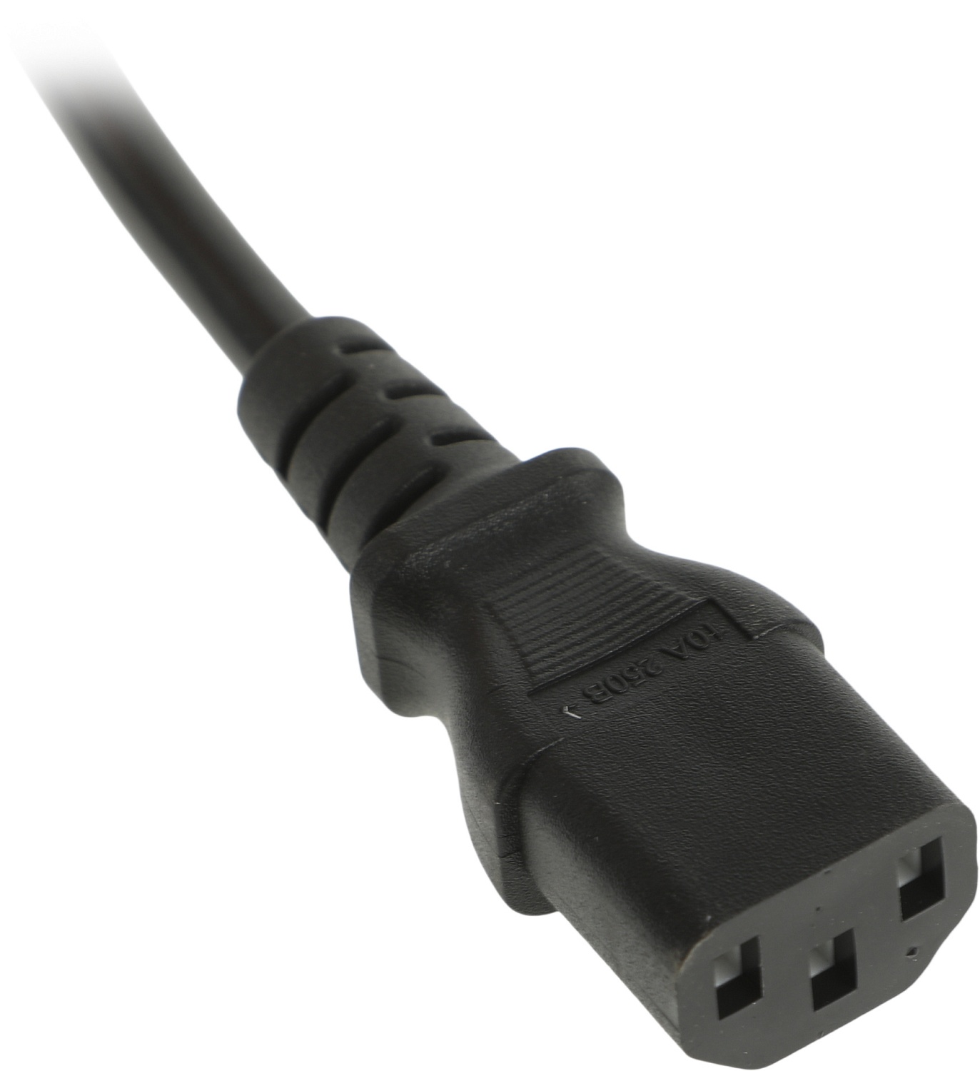 Шнур питания Hyperline PWC-IEC13-SHM-5.0-BK C13-Schuko проводник.:3x1.0мм2 5м 250В 10А (упак.:1шт) черный