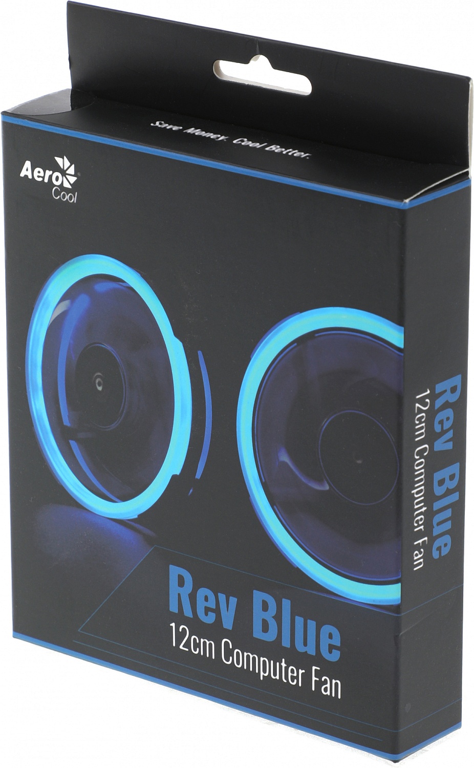 Вентилятор Aerocool Rev Blue 120x120mm 3-pin 15dB 153gr LED Ret