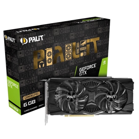 Видеокарта Palit GTX1660SUPER GP 6GB |NE6166S018J9-1160A-1| GDDR6 192bit DVI HDMI DP (246645)