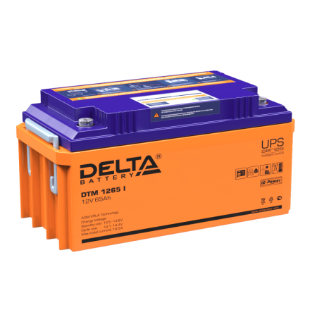 Аккумуляторная батарея DELTA BATTERY DTM 1265 I