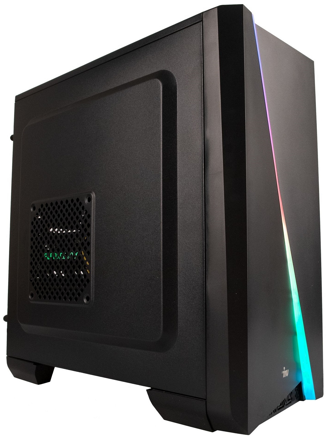 ПК IRU Game 320A5GE MT Ryzen 5 5500 (3.6) 16Gb SSD1Tb RX 6500XT 4Gb Free DOS GbitEth 500W черный (1989404)