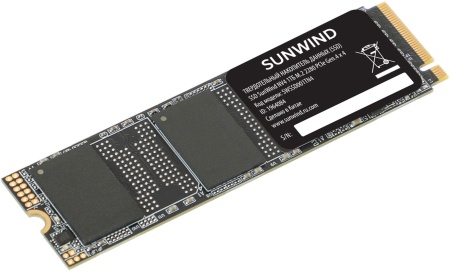 Накопитель SSD SunWind PCIe 4.0 x4 1TB SWSSD001TN4 NV4 M.2 2280