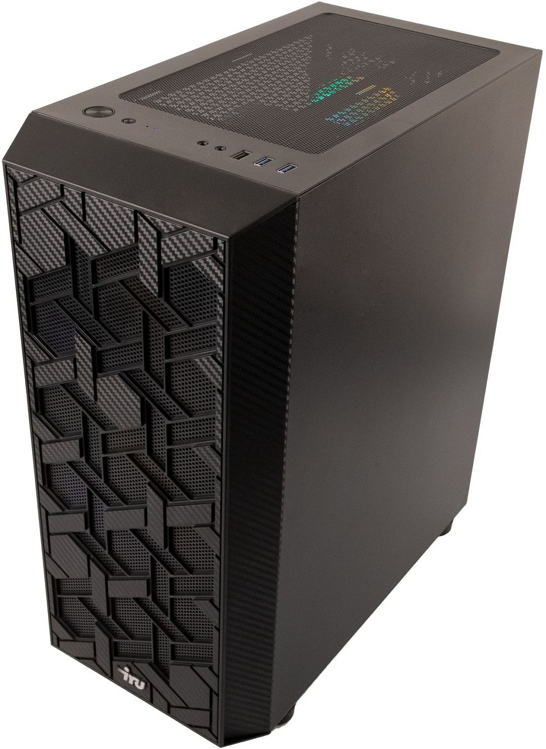 ПК IRU Game 717 TWR i7 10700F (2.9) 32Gb 1Tb 7.2k SSD500Gb RTX3080 8Gb Free DOS GbitEth 750W черный (1471594)