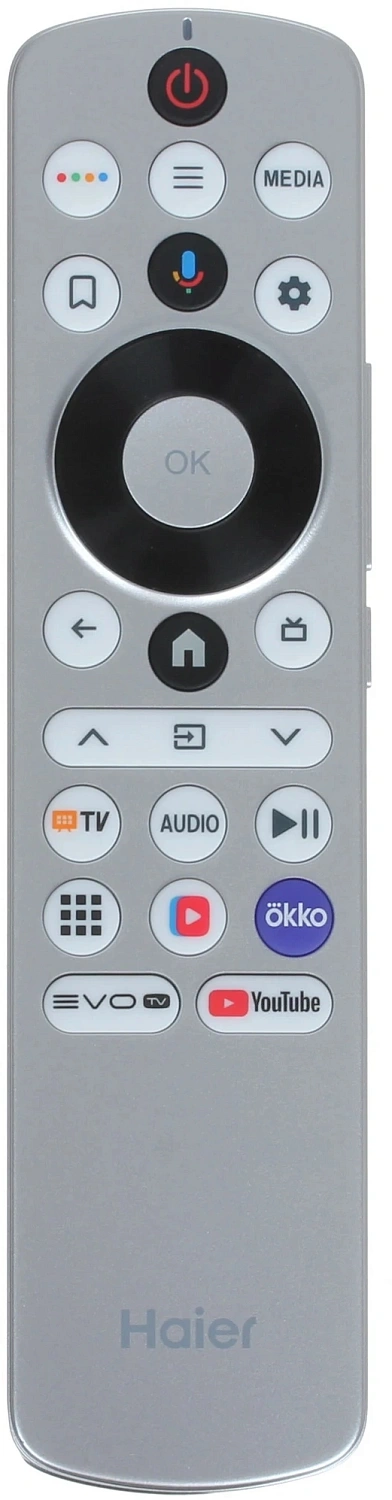 Телевизор QLED Haier 65" Smart TV S6 Frameless серый 4K Ultra HD 144Hz MEMC DVB-T DVB-T2 DVB-C DVB-S DVB-S2 USB WiFi Smart TV