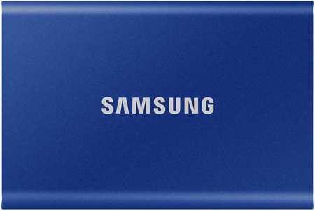 Твердотельный диск SSD Samsung T7 External 1Tb (1024GB) BLUE USB 3.2 (MU-PC1T0H/WW) 1year