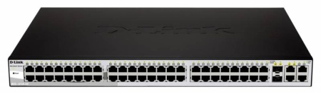 Коммутатор D-Link DES-1210-52/C1A 48x100Mb 2G 2GBIC настраиваемый