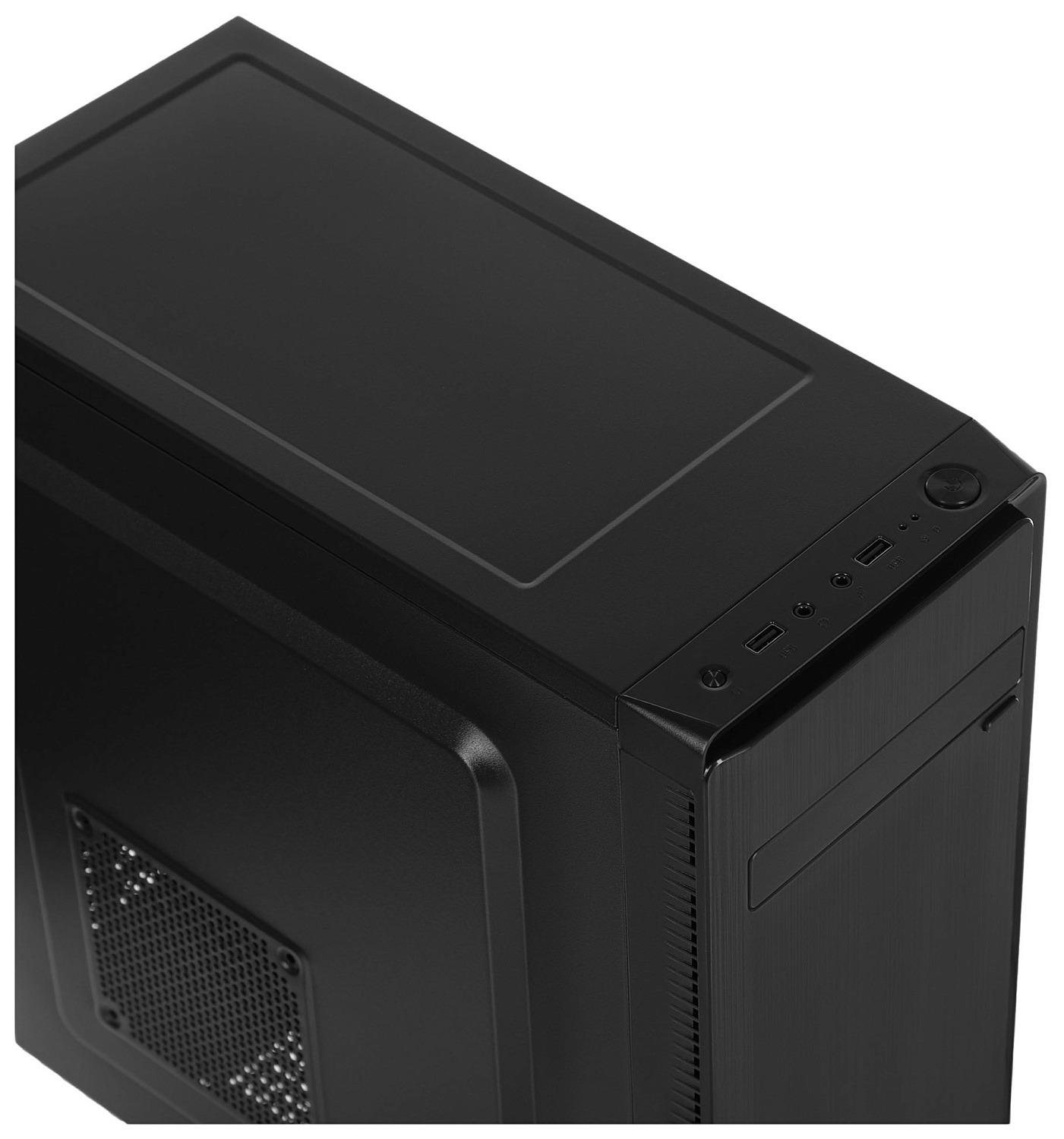 Корпус Digma DC-ATX100-U2 черный без БП ATX 1x80mm 2x120mm 2xUSB2.0 audio